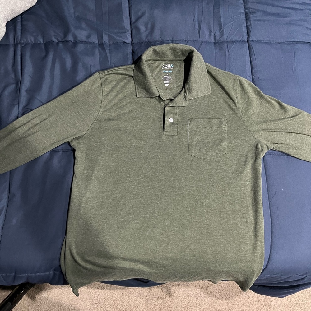 Mens Long Sleeve Henley